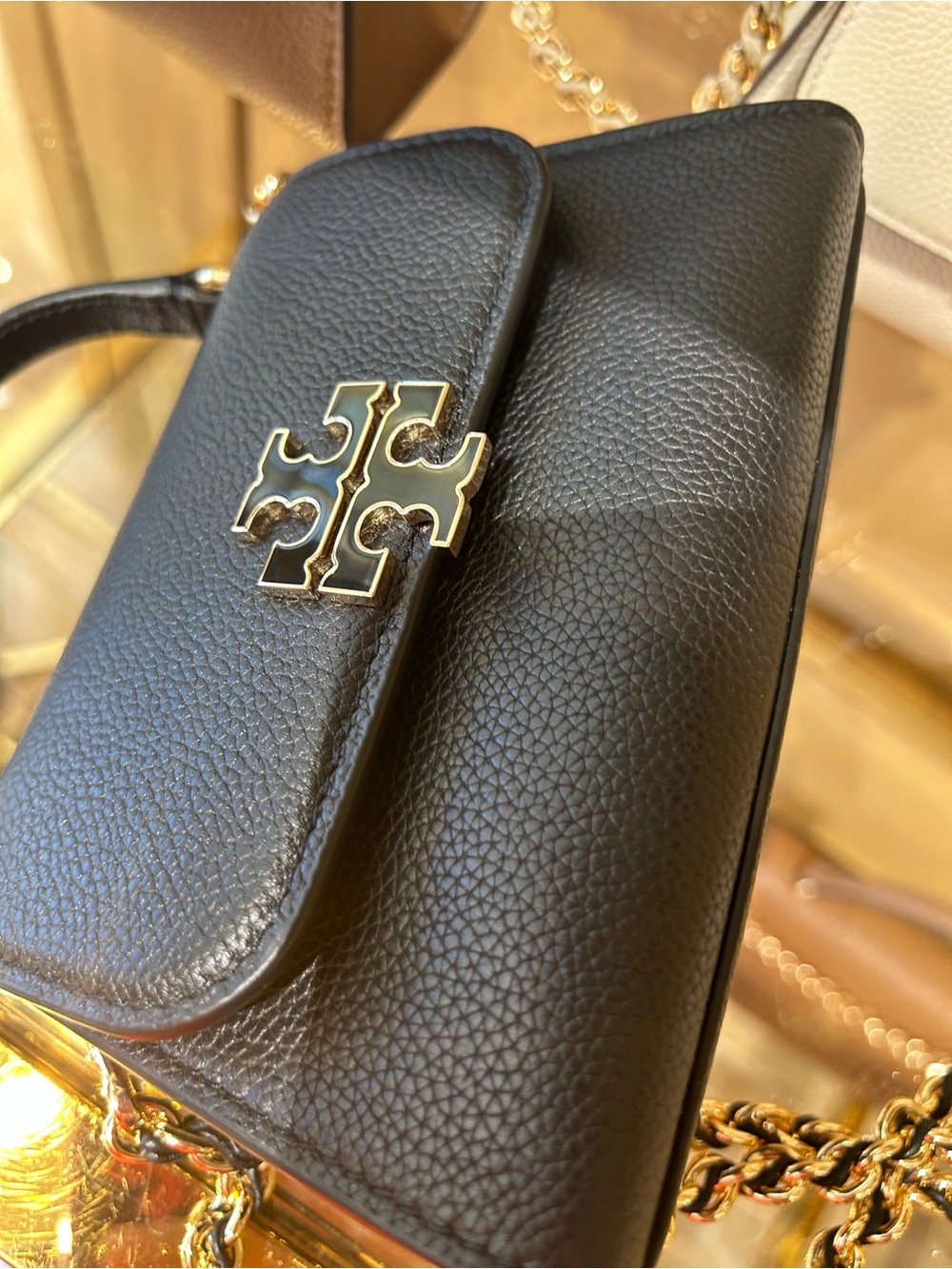 Tory Burch Britten mini Top-Handle Crossbody with Gold Logo pick own color new - Picture 13 of 16